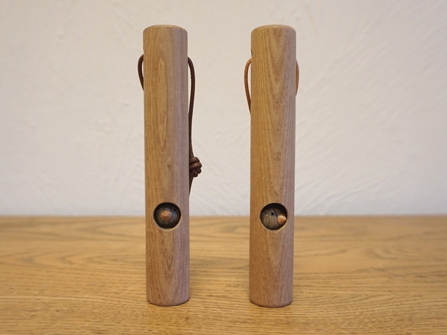 1854】三浦木地/木の中のピヨピヨ/ストラップ付 ペロル